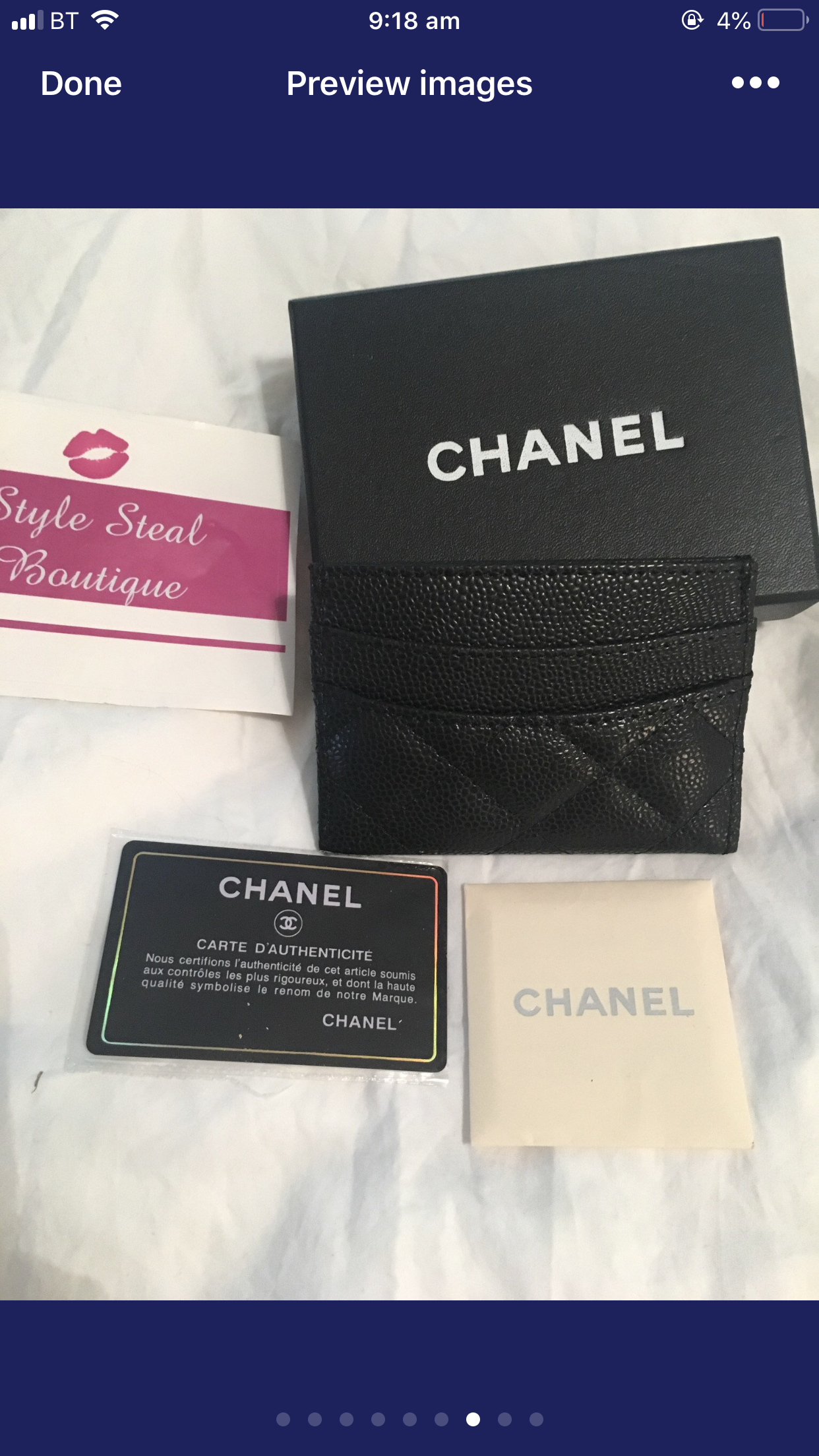 Caviar Card Holder