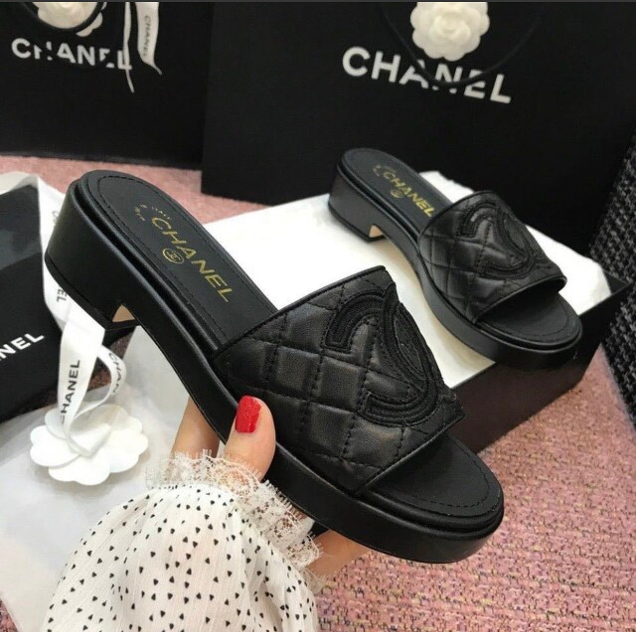 Lambskin Sandals