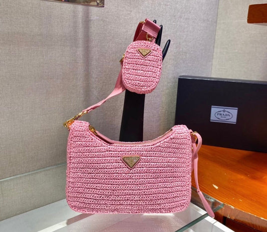 Re Edition Raffia Bag