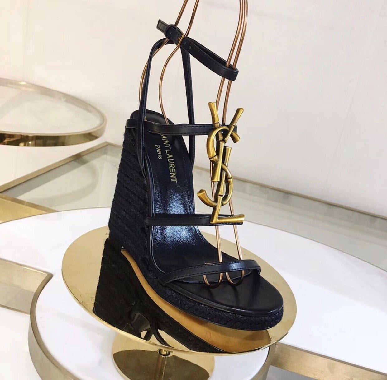 Cassandra Bamboo Wedges