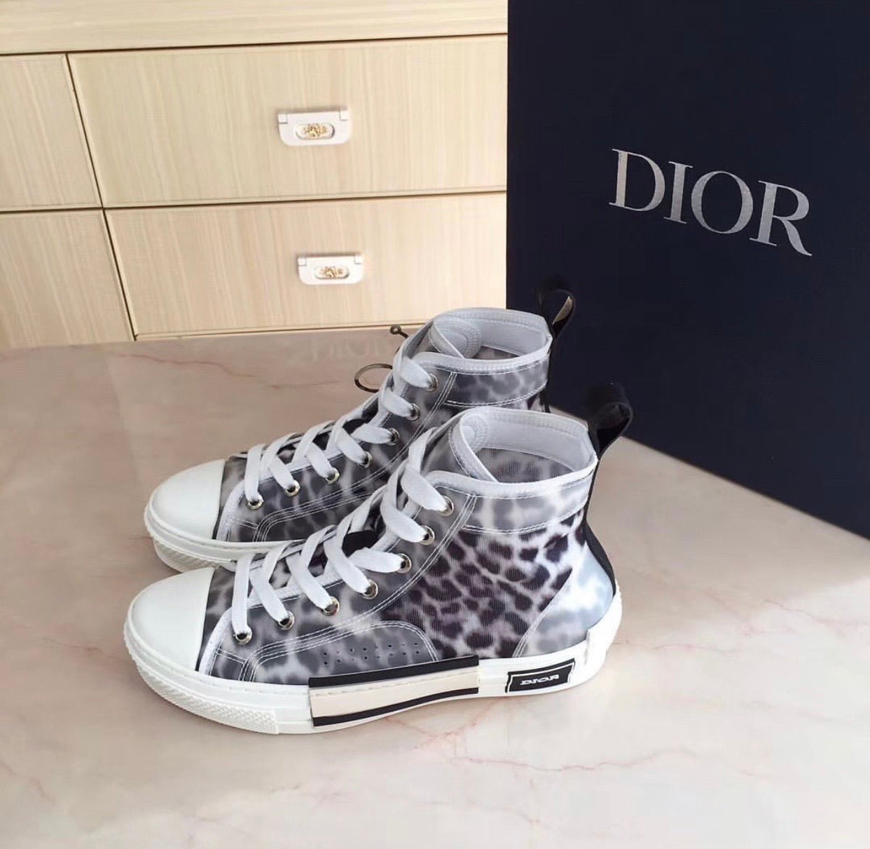 B23 Leopard Sneakers
