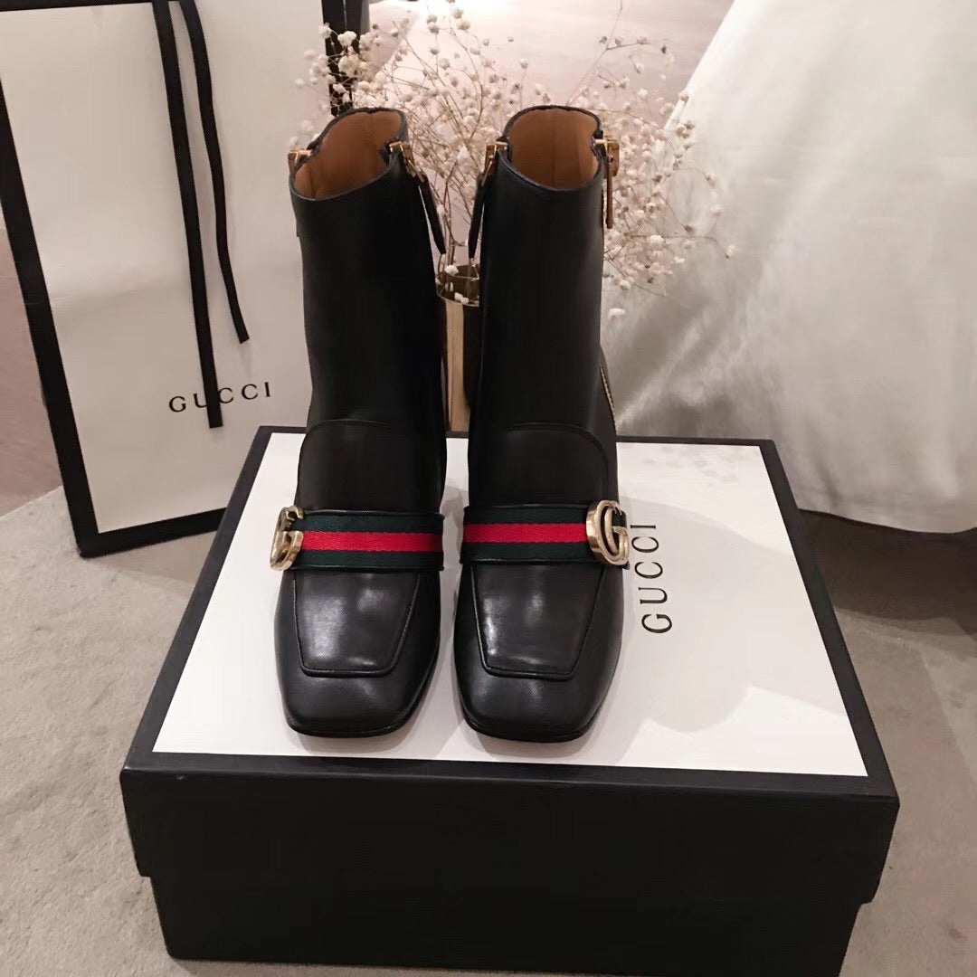 Leather Ankle Boots