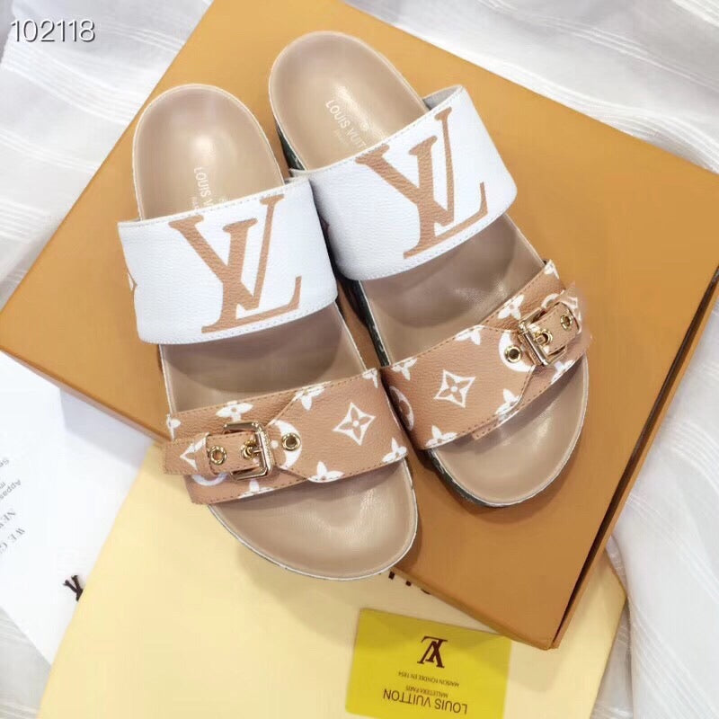 Giant Monogram Bom Dia Mules